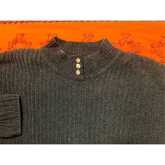 Vintage Spiegel women 2x. Creamy blue sweater big comfy cozy soft ribbed - Picture 9 of 15